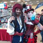 Steampunk Harley Quinn with Captain Jack Sparrow